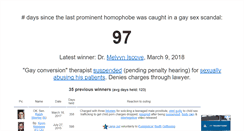 Desktop Screenshot of gayhomophobe.com