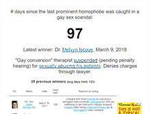 Tablet Screenshot of gayhomophobe.com